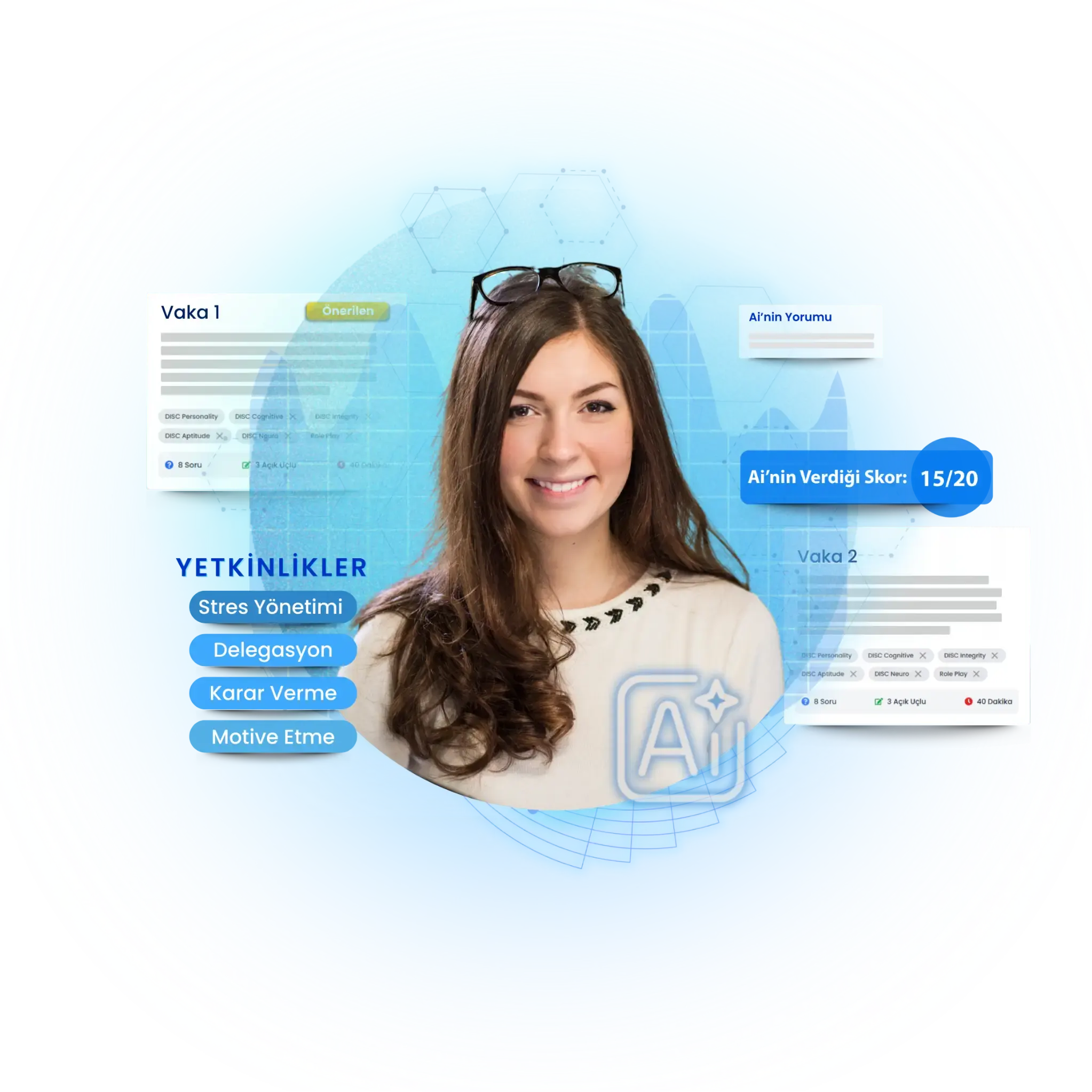 Landing page visual