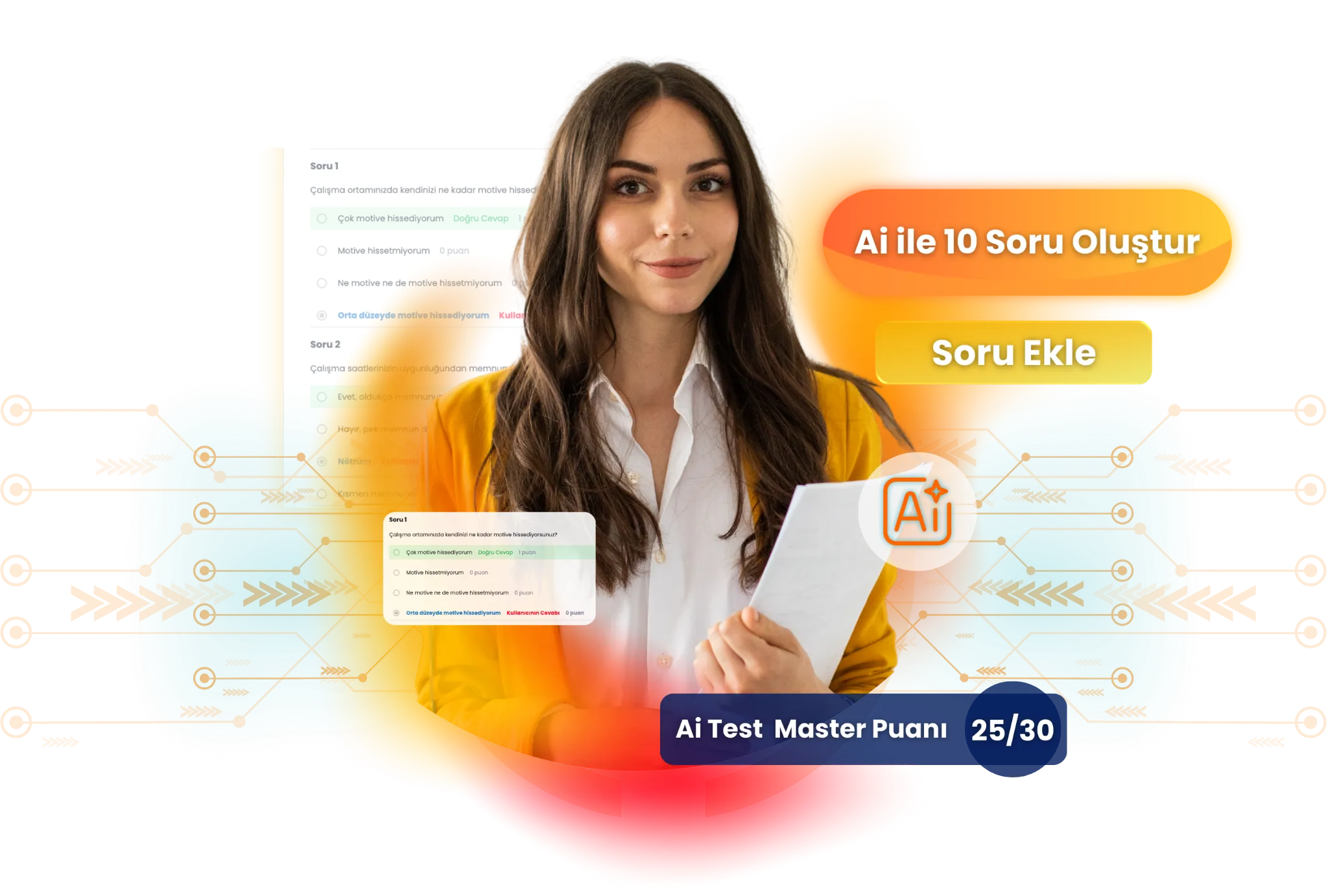 Landing page visual