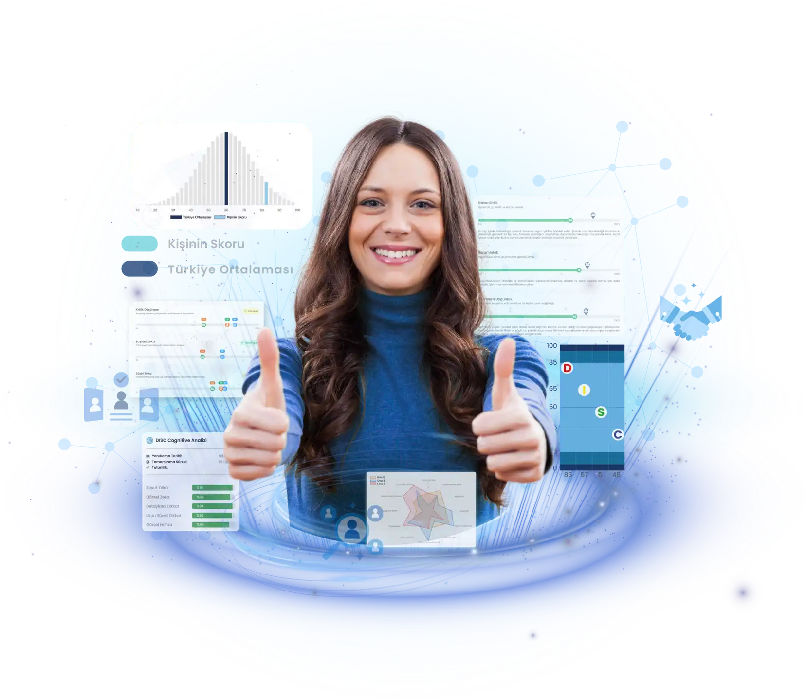 Landing page visual