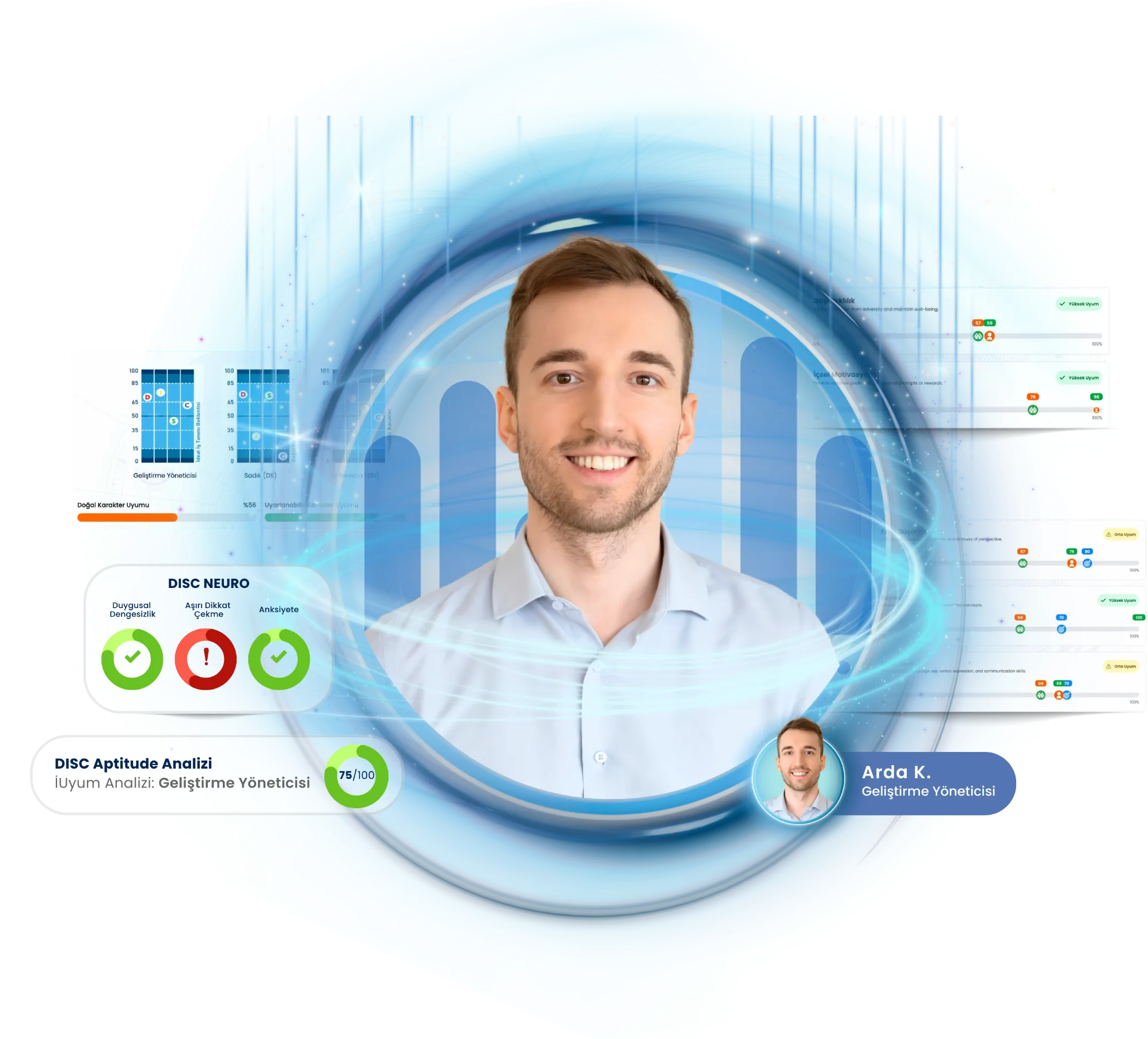 Landing page visual