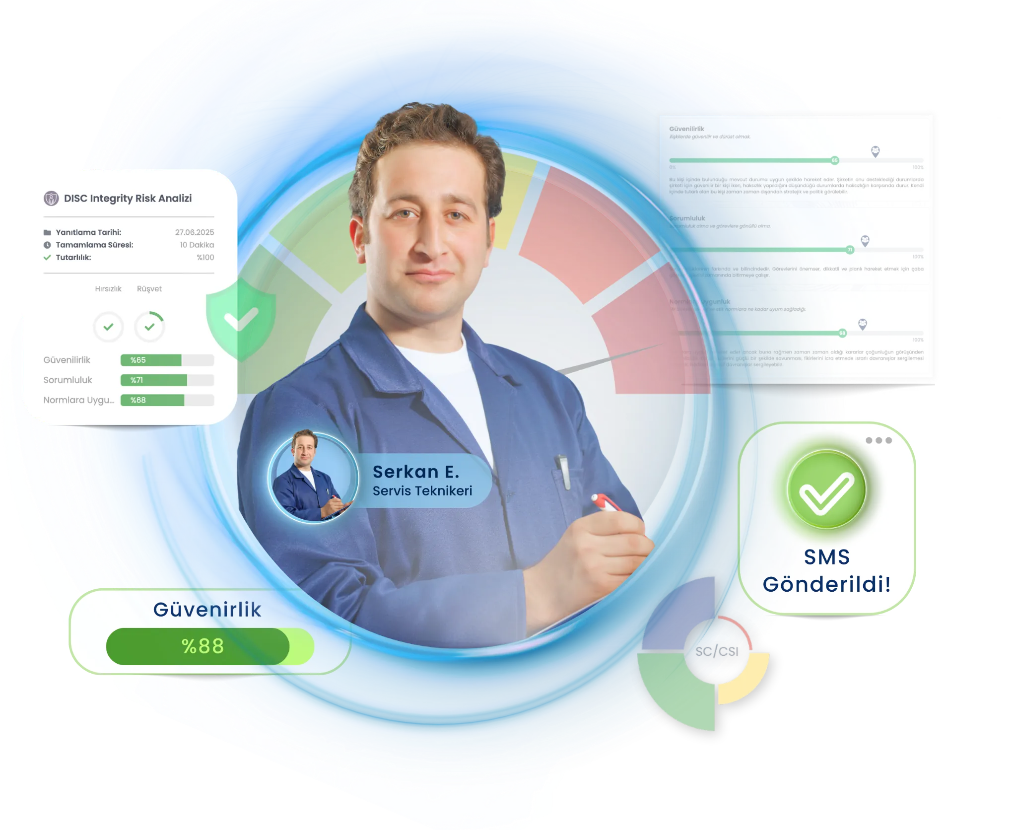 Landing page visual