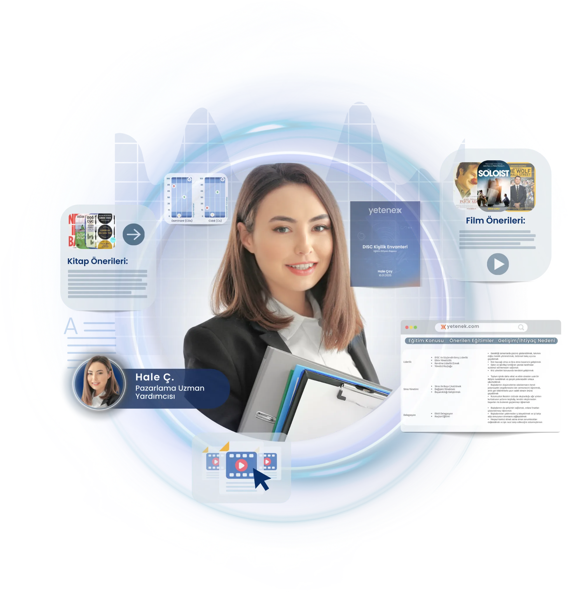 Landing page visual