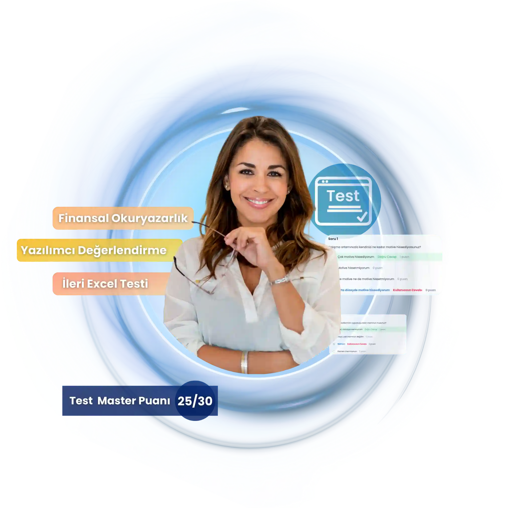 Landing page visual